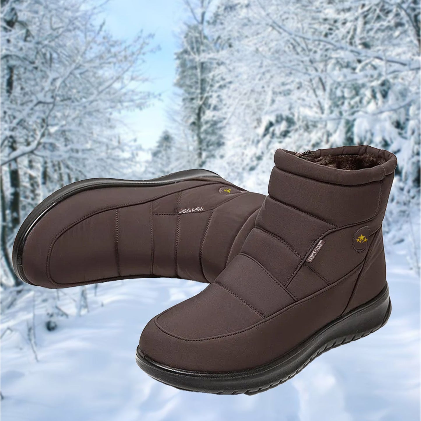 ️🎉 Early Christmas Sale 70% OFF ❄ FANCY STAR™ Premium Warm Thermal Lined Anti-Slip Snow Boots ️⛸️