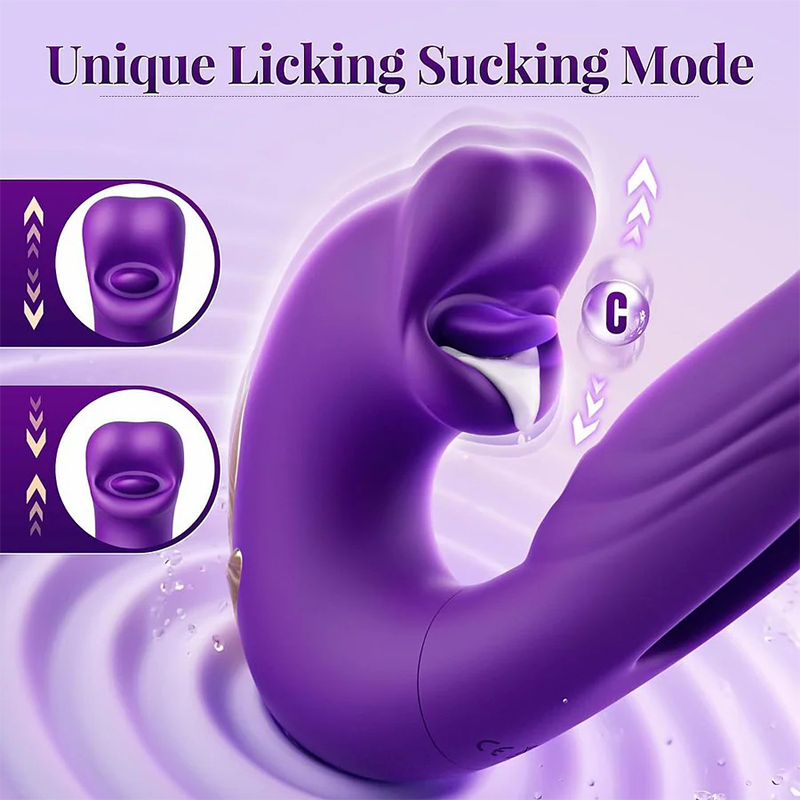 🔥 Hot Deal 70% OFF 💋 2026 Upgraded Luvora™ 4-in-1 Flapping & Licking Vibrator