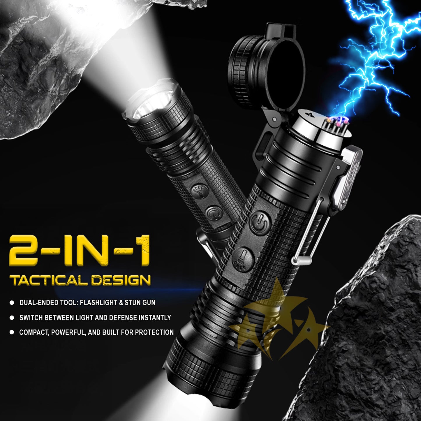️💥 2025 Mega Sale 70% OFF🔥VOLTAC™ LumaShock 95,000,000 Stun Flashlight 🔦 2-IN-1 SELF PROTECTION