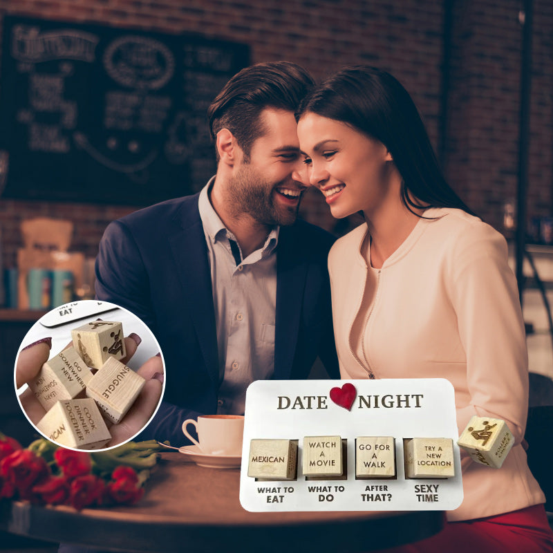🎲 Romantic Date Night Dice Game 💕 Fun 5 Dice Set For Couples
