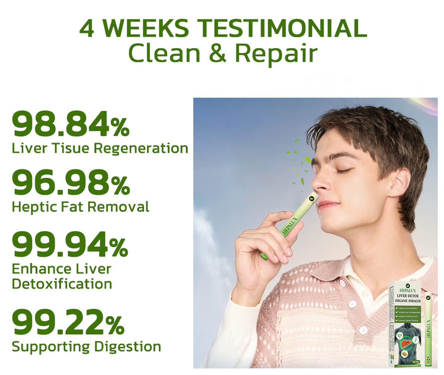 💥 2025 Hot Sale 70% OFF🌿HEPALUX Organic Liver Detox Inhaler🌙 Recovery in 14 Days