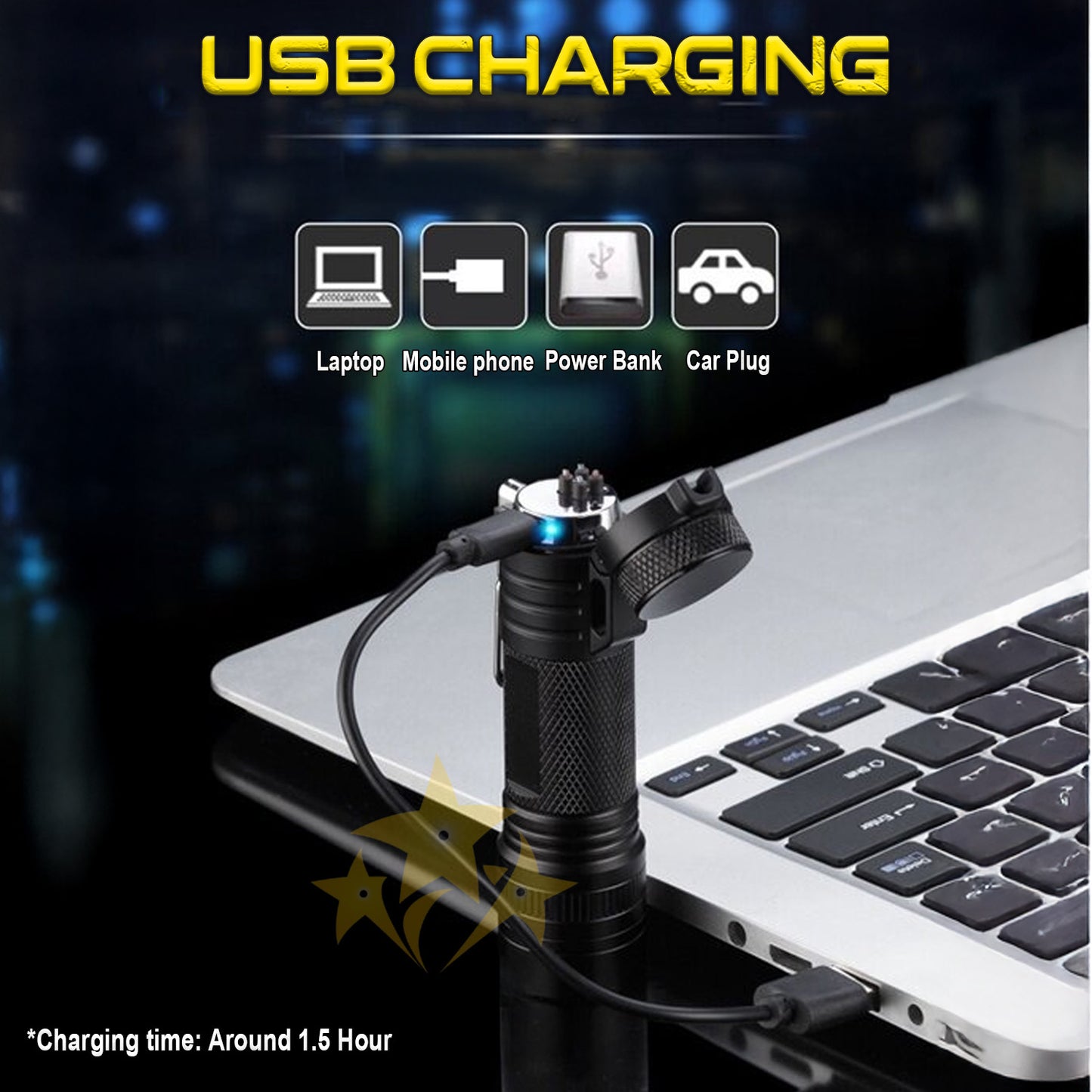 ️💥 2025 Mega Sale 70% OFF🔥VOLTAC™ LumaShock 95,000,000 Stun Flashlight 🔦 2-IN-1 SELF PROTECTION