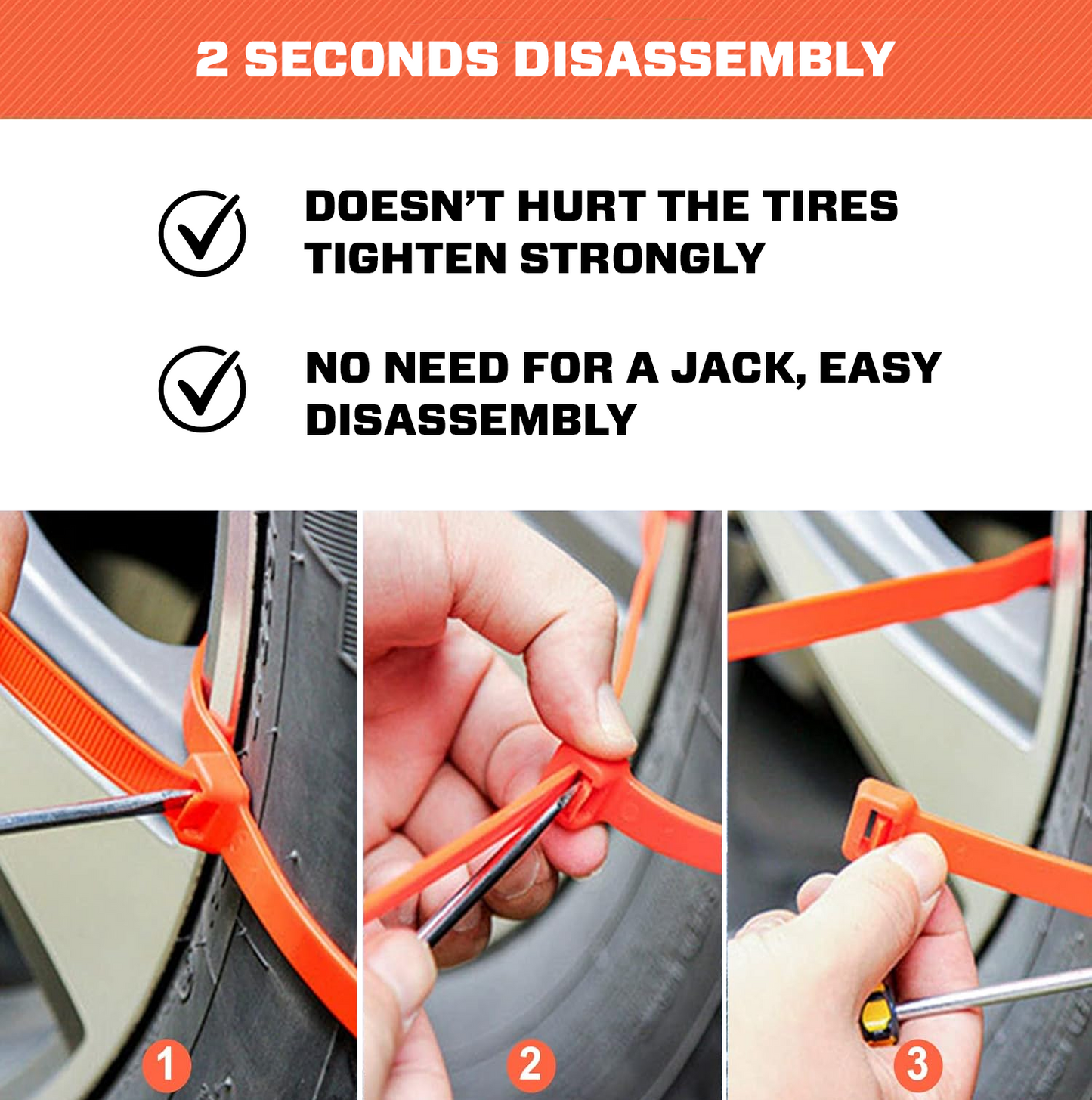 đPre-Christmas Sale 70% OFFđ„2025 Upgraded SUPTRUCKâą SnowTrax Tire Chains (10PCs/Box)