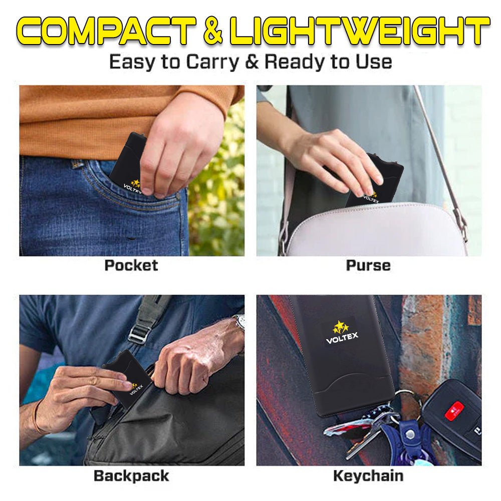 ️💥 2025 Big Sale 70% OFF ️🔥 VOLTEX MaxZap 25,000,000 🔦 2-in-1 Stun Gxn With LED Flashlight ⚡ Smart Defense - Stay Safe