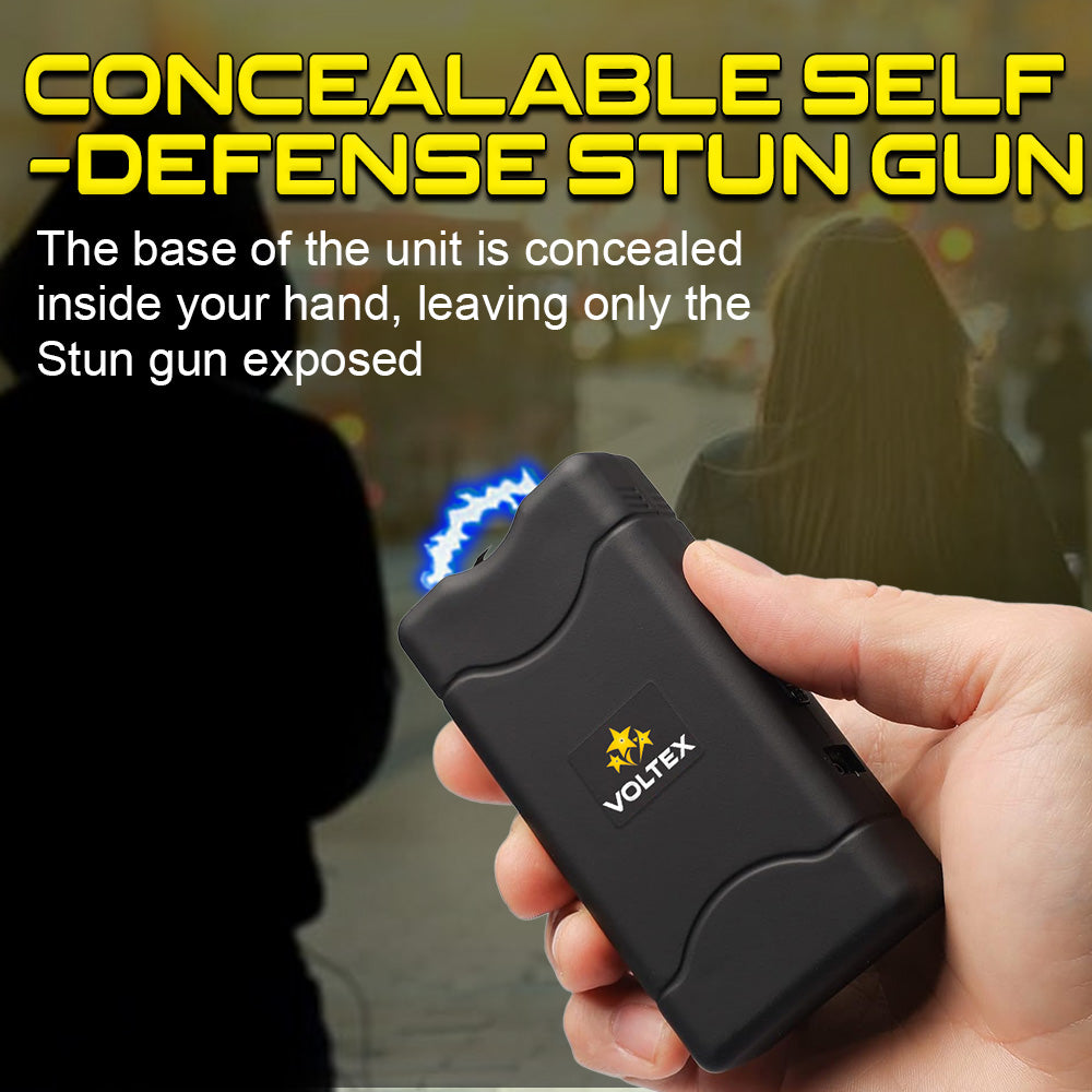 ️💥 2025 Big Sale 70% OFF ️🔥 VOLTEX MaxZap 25,000,000 🔦 2-in-1 Stun Gxn With LED Flashlight ⚡ Smart Defense - Stay Safe