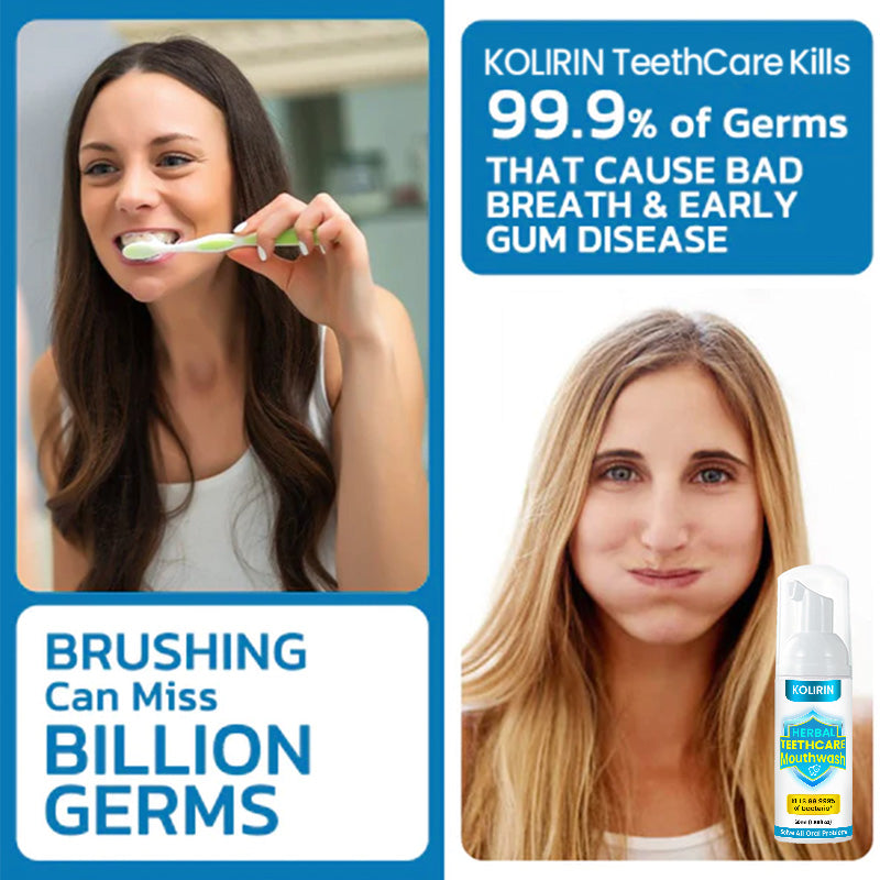 🎉 2025 Limited 70% OFF ️🔥 HERBAL TEETHCare Kolirin Mouthwash - Solve all Oral Problems