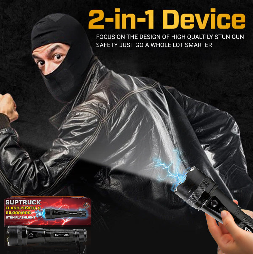 💥 2025 Pre-Christmas Sale 75% OFF ️🔦 SUPTRUCK™ Flash Power X95 Hi-Tech Flashlight ⚡ Defend with Max Power