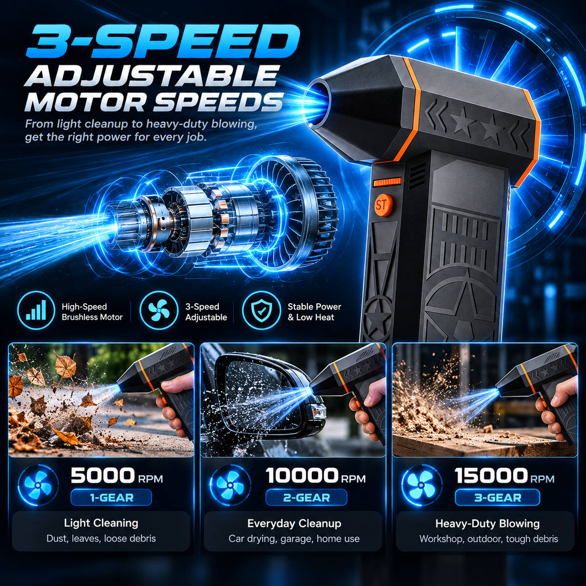🔥 LAST DEAL 70% OFF 💨 2026 UPGRADED SUPTRUCK™ Portable Mini Turbo Jet Fan