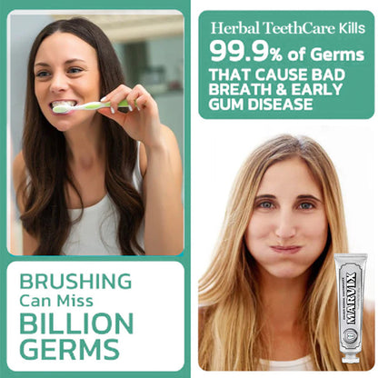 💥 2025 Limited 75% OFF ️🦷 Marvix™ Kolirin Herbal Toothpaste - Solve all Oral Problems