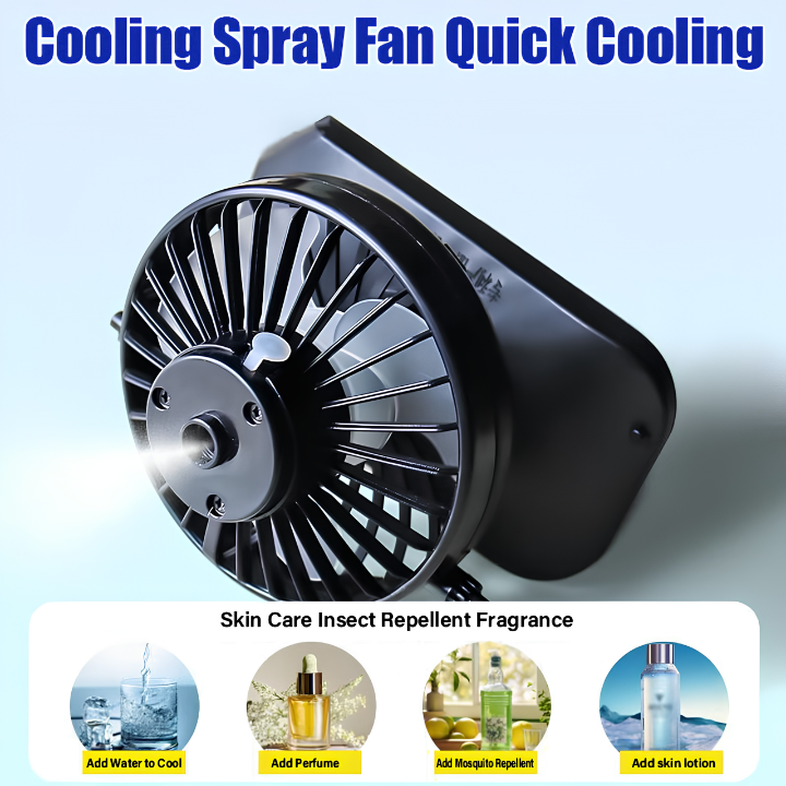 🔥 2026 Summer Sale 70% OFF 💥 New Ultra-Wide Brim Solar Mist Fan Hat ✨