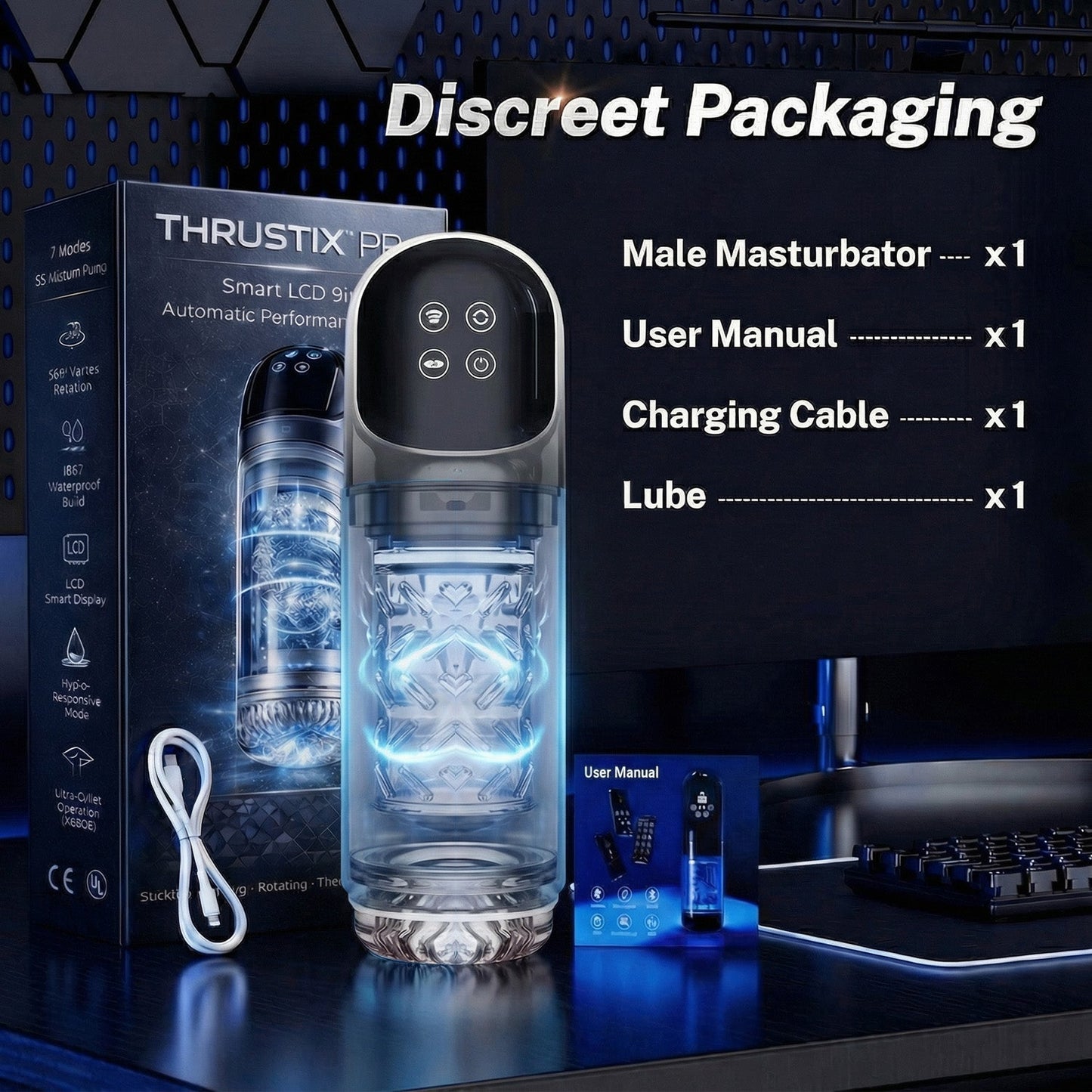 SUMMER SALE 70% OFF 💪 2026 Upgraded THRUSTIX™ PRO Smart LCD 9in1 Automatic Performance Trainer 🏆