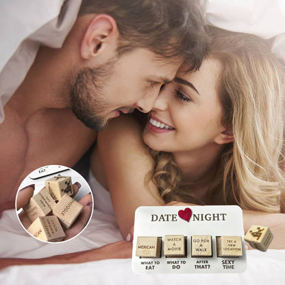 🎲 Romantic Date Night Dice Game 💕 Fun 5 Dice Set For Couples
