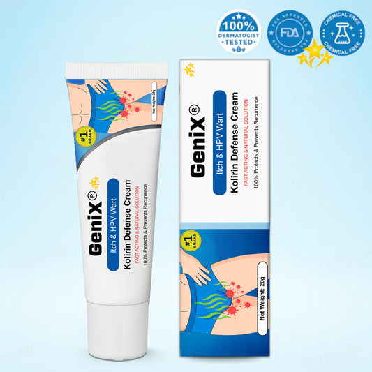 2025 Upgrade GeniX® Itch & HPV Wart Kolirin Defense Cream