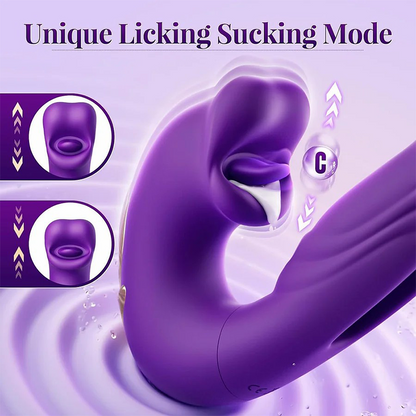 🔥 Hot Deal 70% OFF 💋 2026 Upgraded Luvora™ 4-in-1 Flapping & Licking Vibrator