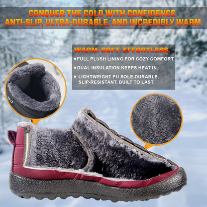 ️🎉 Early Christmas Sale 70% OFF ❄ FANCY STAR™ Premium Warm Thermal Lined Anti-Slip Snow Boots ️⛸️