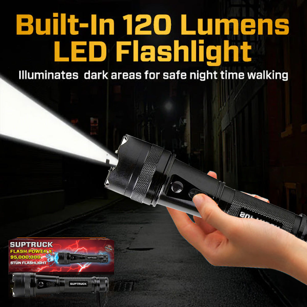 💥 2025 Pre-Christmas Sale 75% OFF ️🔦 SUPTRUCK™ Flash Power X95 Hi-Tech Flashlight ⚡ Defend with Max Power