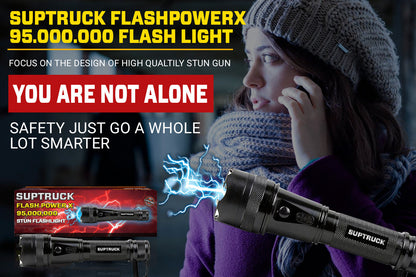 💥 2025 Pre-Christmas Sale 75% OFF ️🔦 SUPTRUCK™ Flash Power X95 Hi-Tech Flashlight ⚡ Defend with Max Power