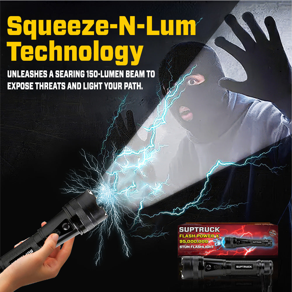 💥 2025 Pre-Christmas Sale 75% OFF ️🔦 SUPTRUCK™ Flash Power X95 Hi-Tech Flashlight ⚡ Defend with Max Power