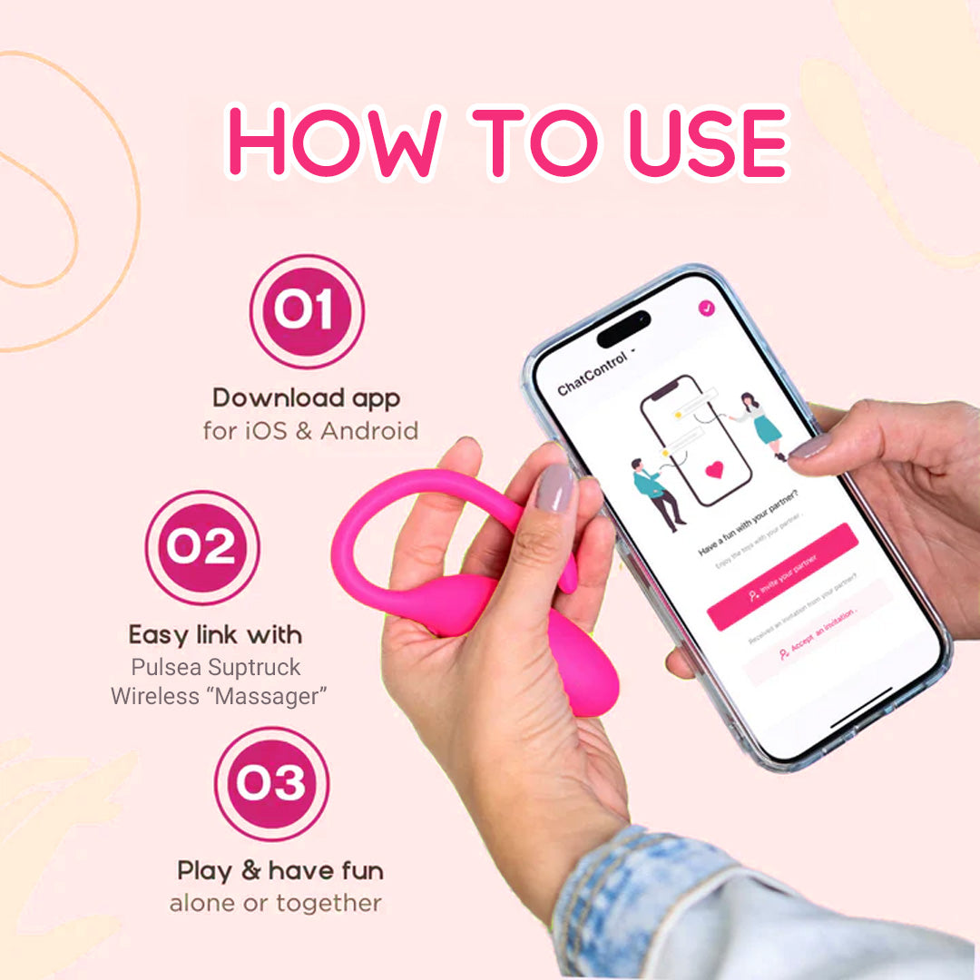 💥 2025 Mega Sale 70% ️OFF 💦 PULSEA Suptruck X15 Wireless Massager 📱 Global Control & 15 Modes