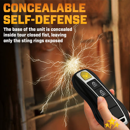 💥 2025 Mega Sale 70% OFF ️🔥 VOLTAX V57 Hi-Tech Stun Flashlight Car Key ⚡ Smart Defense - Stay Safe