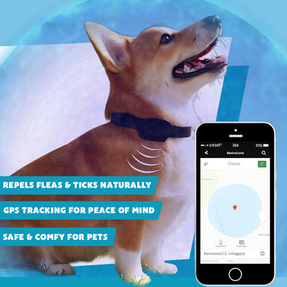 🎉 2025 Hot Sale 70% OFF ️⏳ PetCare™ TrackShield GPS Collar with Ultrasonic Flea & Tick Repellent