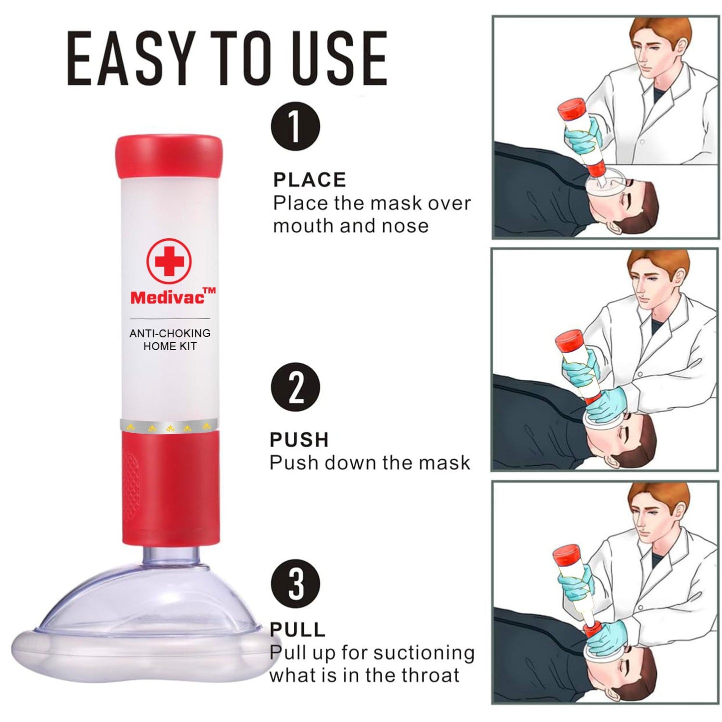 💥 2025 Hot Sale 70% OFF 🚨 MediVac™ Rescue Pro Anti-Choking Home Kit 🔰 Protect Your Family - Peace Of Mind