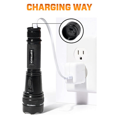 💥 2025 Pre-Christmas Sale 75% OFF ️🔦 SUPTRUCK™ Flash Power X95 Hi-Tech Flashlight ⚡ Defend with Max Power