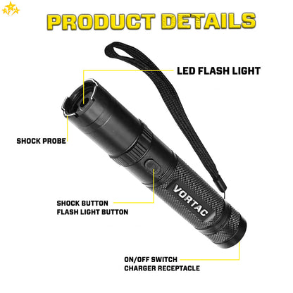 🚨2025 EXCLUSIVE SALE: 70% OFF⏳VORTAC™ STRIKON Stun Flashlight ⚡