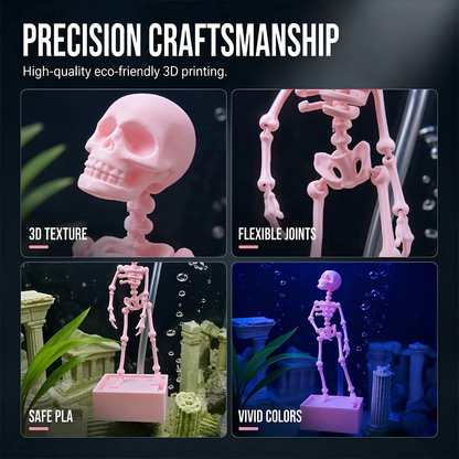 🎃 EARLY HALLOWEEN SALE 49% OFF ⏰ Aquarium Dancing Skeleton Bubbler 🫧