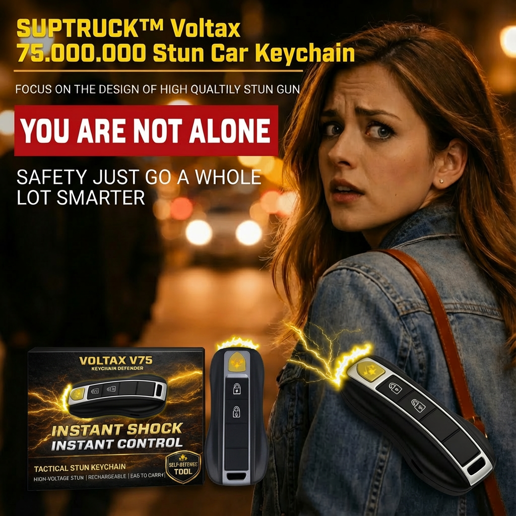 💥 2026 New Year Sale 75% OFF ️🔦 SUPTRUCK™ Voltax 75M Stun Car Keychain ⚡