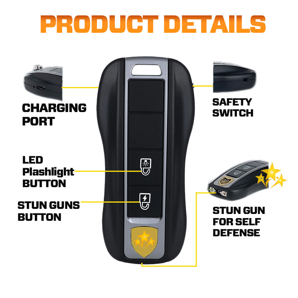 💥2025 Hot Sale 70% OFF 🔥 2025 Limited VOLTAX V57 Stun Flashlight Car Key