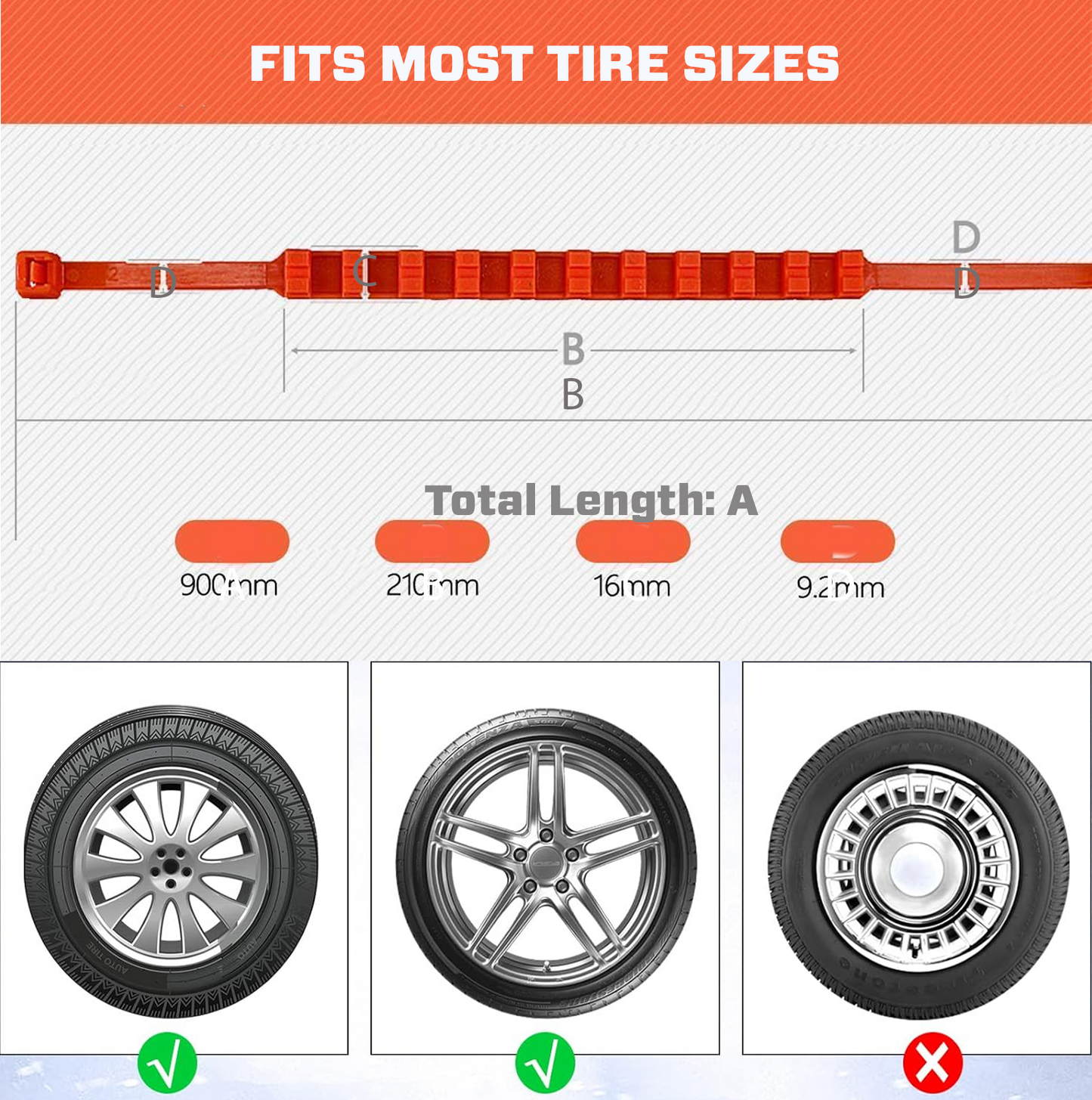 🎄Pre-Christmas Sale 70% OFF🔥2025 Upgraded SUPTRUCK™ SnowTrax Tire Chains (10PCs/Box)