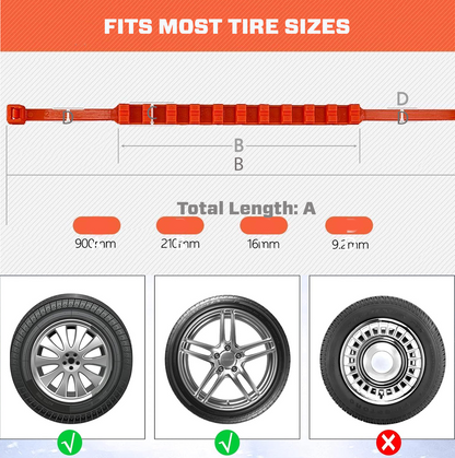 🎄Pre-Christmas Sale 70% OFF🔥2025 Upgraded SUPTRUCK™ SnowTrax Tire Chains (10PCs/Box)