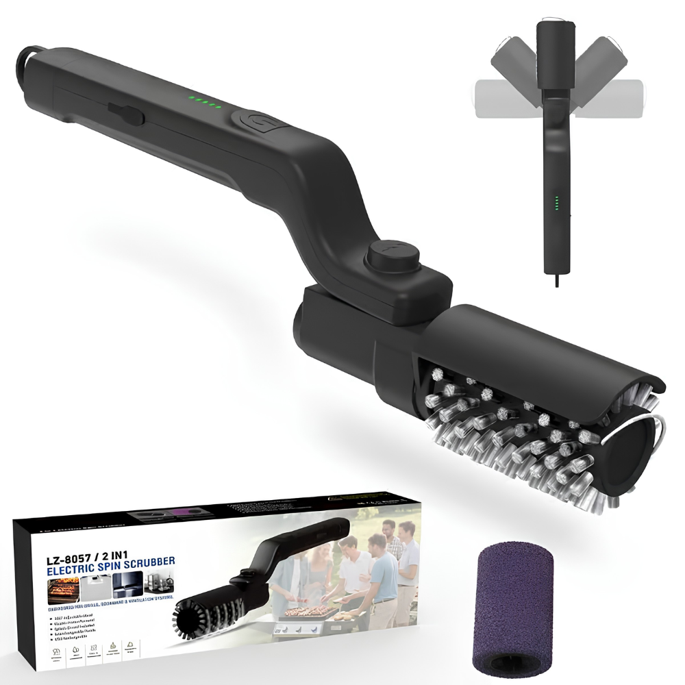 🎯 2026 Summer Sale 70% OFF 🔥 Grill Master Pro Electric Brush ⚡ Clean Any Grill in 5 Minutes