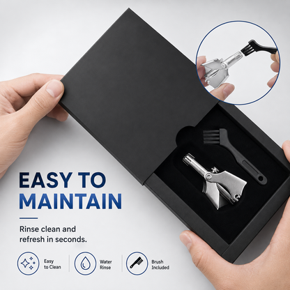 👃 LIMITED DEAL 70% OFF 💥 Manual Ear & Nose Hair Trimmer – Waterproof Stainless Steel, No Battery Needed