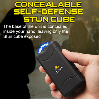 ️💥 2025 Mega Sale 70% OFF ️🔥 VOLTEX MaxZap 25,000,000 Volts 🔦 2-in-1 Stun Cube With LED Flashlight ⚡ High Tech - Smart Defend