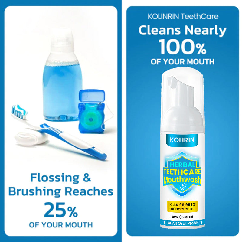 🎉 2025 Limited 70% OFF ️🔥 HERBAL TEETHCare Kolirin Mouthwash - Solve all Oral Problems