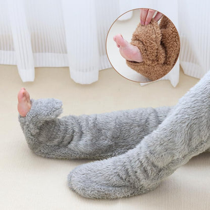 🎄 Early Christmas Sale 49% OFF 🔥 Ultra-Cozy Fluffy Thigh-High Socks