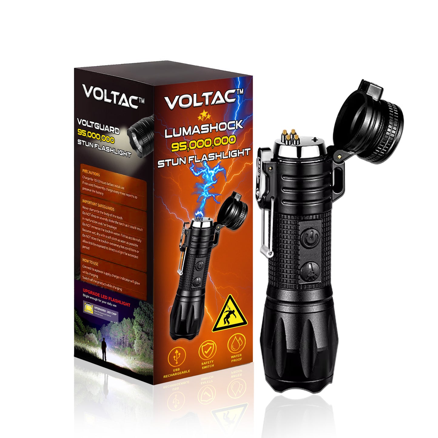 ️💥 2025 Mega Sale 70% OFF🔥VOLTAC™ LumaShock 95,000,000 Stun Flashlight 🔦 2-IN-1 SELF PROTECTION
