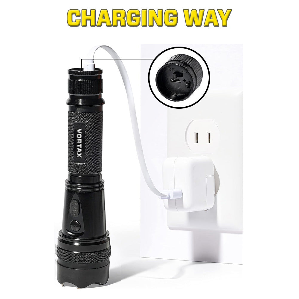 💥 2026 Upgraded 75% OFF ️🔦 VORTAX X95 2in1 Tactical Stun & Flashlight ...