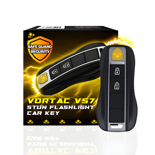 🎉 Father's Day Sale 75% OFF 🛡️ 2026 Limited VORTAC V57 Stun Flashlight Car Key