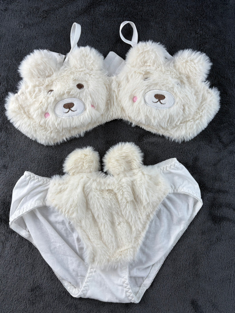 🎄 Early Christmas Sale 49% OFF 🔥 Cutest Cartoon Plushy Bra Set