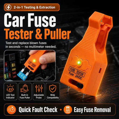 🔍 LAST DAY 49% OFF ⚡ 24V DC 2in1 Car Fuse Tester & Puller